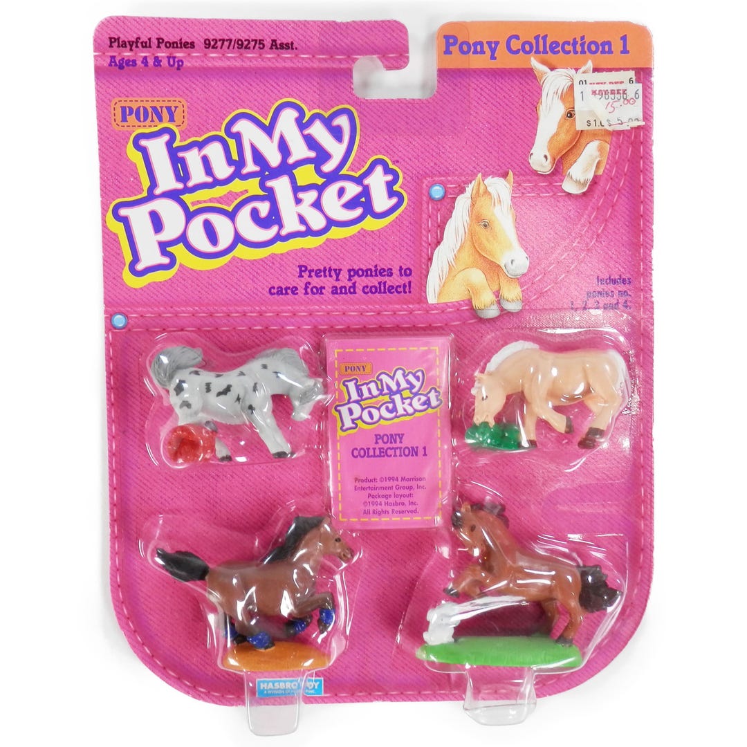 Vintage 1994 Pony in My Pocket Collection 1 Hasbro 9277 New 4