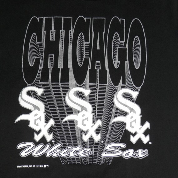Vintage 90s Chicago White Socks Tshirt L Brockwor… - image 2