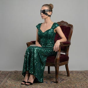 Black Leather Strap Mask: Gothic Cosplay, Alternative Style Accessory image 6