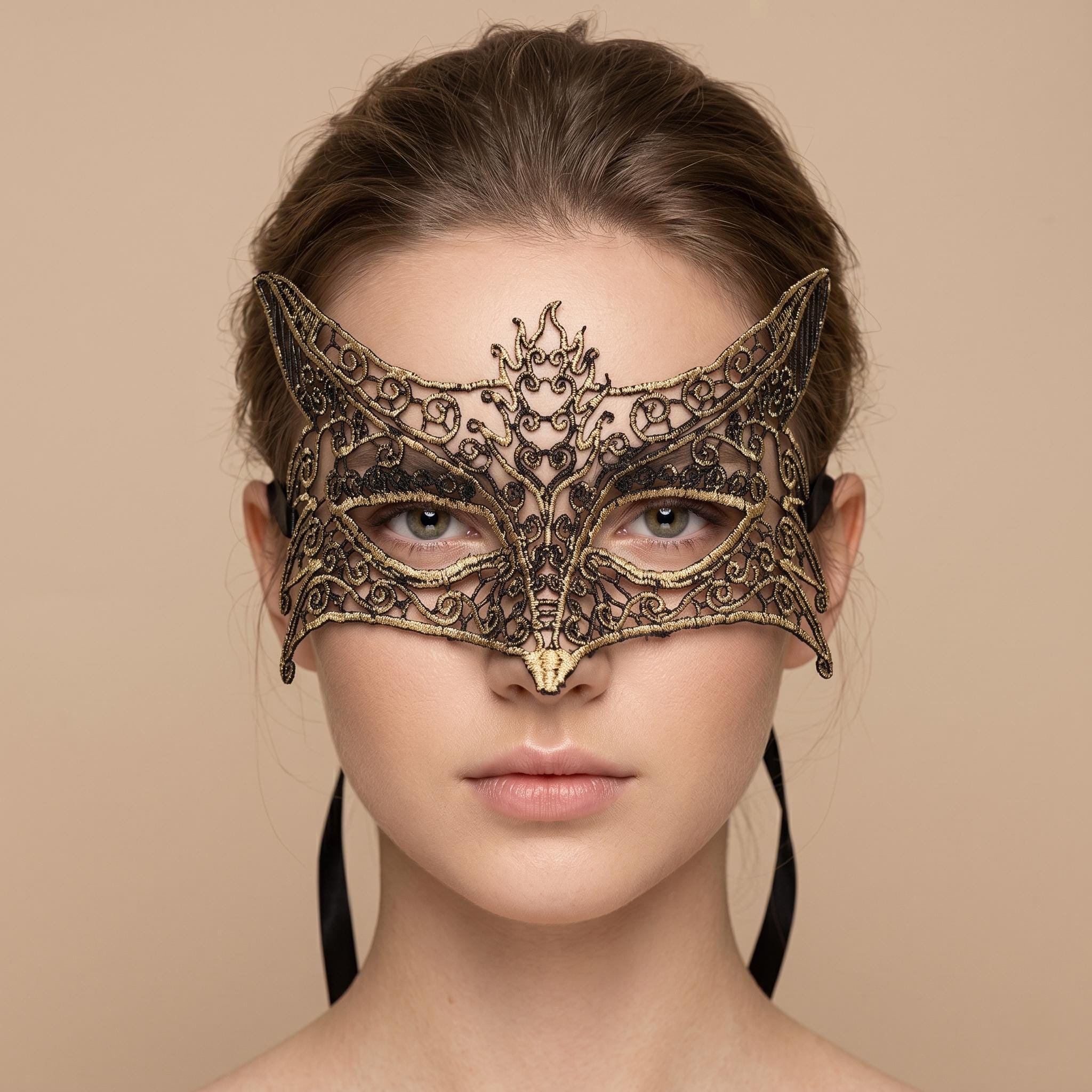 Gold Masquerade Dress - Etsy