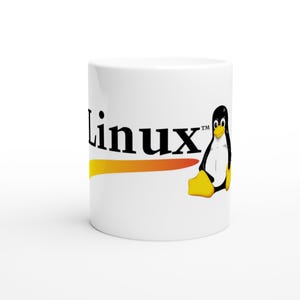 Linux Mug - Open Source Lover Gift - Funny Tech Mug for Developers & Programmers - Ceramic Coffee Cup