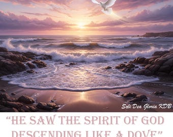 Der Geist kam herab wie eine Taube - Matthäus 3:16