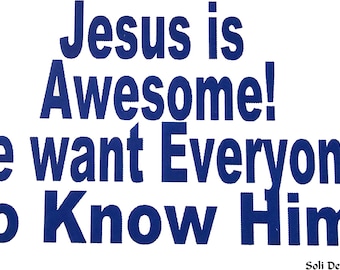 Jesus ist Ehrfürchtig