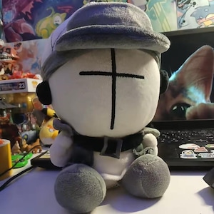 Anime Style Combat Plush Toy | Soft Stuffed Character Doll | Gamer Gift | Kids Toy | Desk Decor