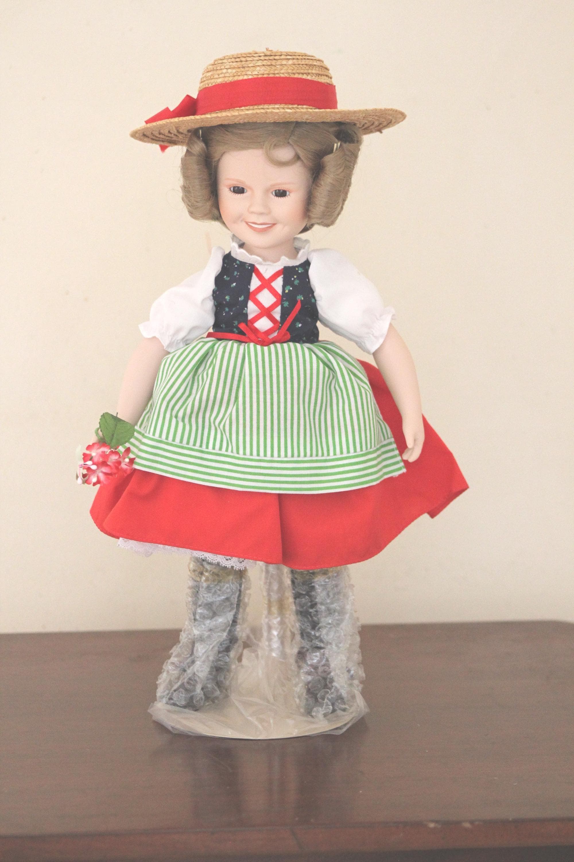 Porcelain Shirley Temple Doll - Etsy display picture 1