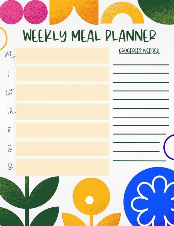 Planificador de comidas semanal magnético, Bloc de notas para nevera, 52 hojas sin fecha, Bloc de planificación de comidas, cuaderno con lista de compras - AliExprs