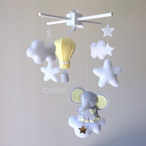 elephant baby mobile