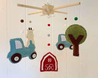 Tractor hotsell crib mobile