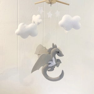 Baby mobile - Dragon mobile - dragon mobile - baby mobile dragon - story book  dragon nursery - fairytale nursery  - wizard