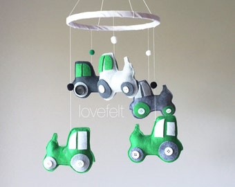 Baby Mobile - Tractor Mobile - Farm Baby mobile - nursery decor - baby gift - baby keepsake