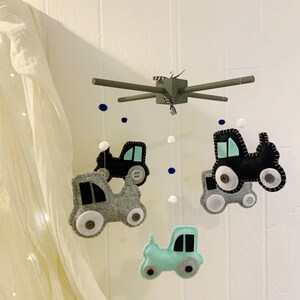 Baby Mobile Baby Crib Mobile tractor Mobile farm mobile baby mobile farm baby mobile tractor image 2