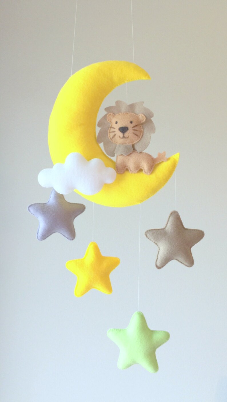Baby mobile Mond Mobile Krippe Mobile mobile Baby Etsy