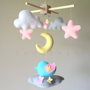 Baby mobile Baby mobile bird bird mobile baby mobile clouds image 3