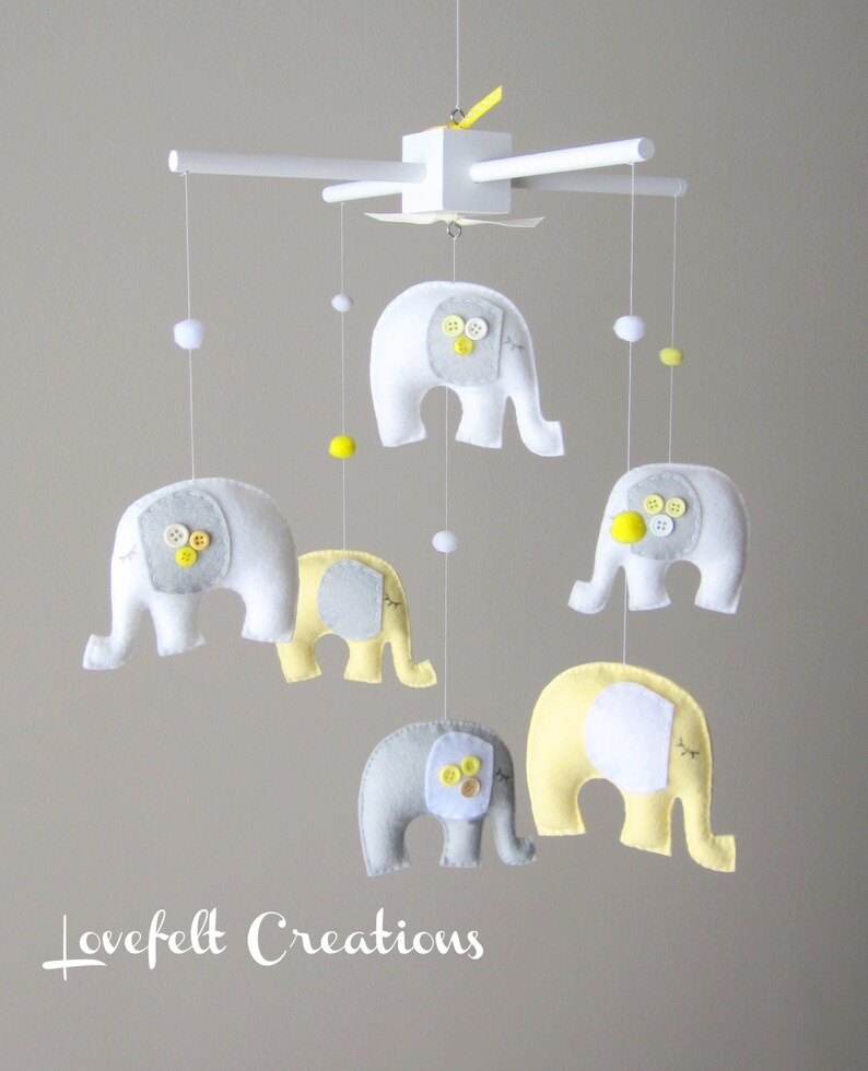 Baby Mobile Elephant Mobile - Etsy