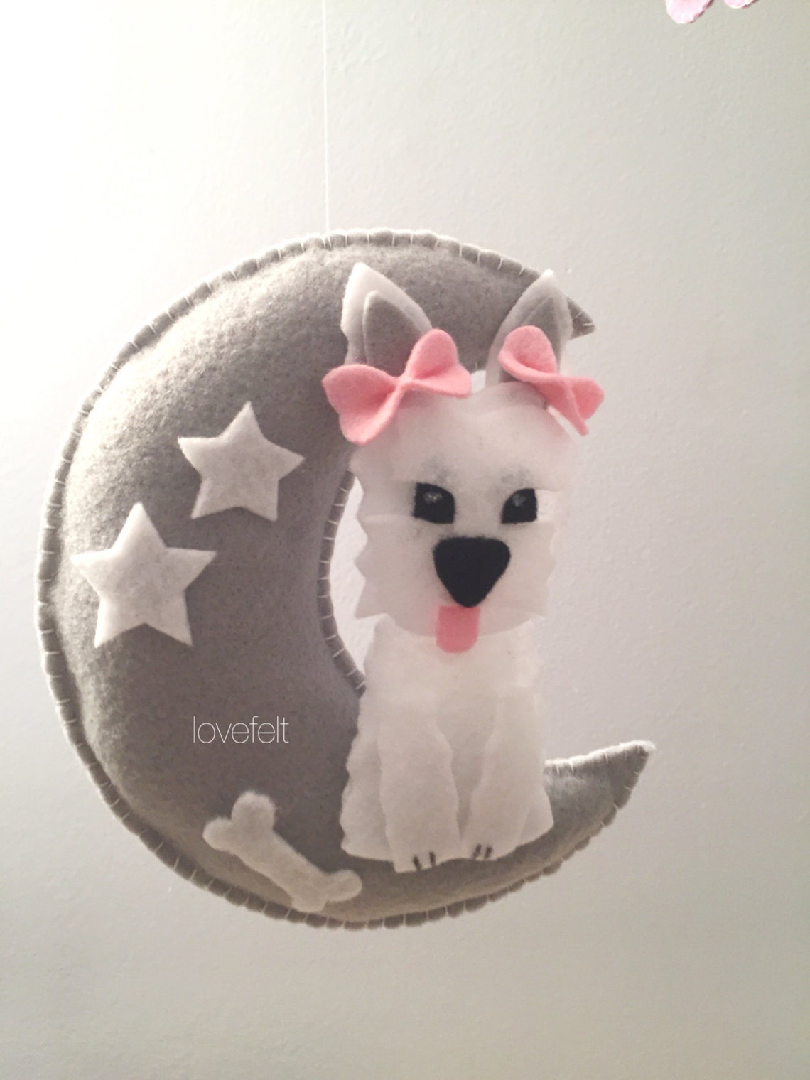 Baby Crib Mobile Baby Mobile Dog Mobile Baby Mobile Dog Etsy