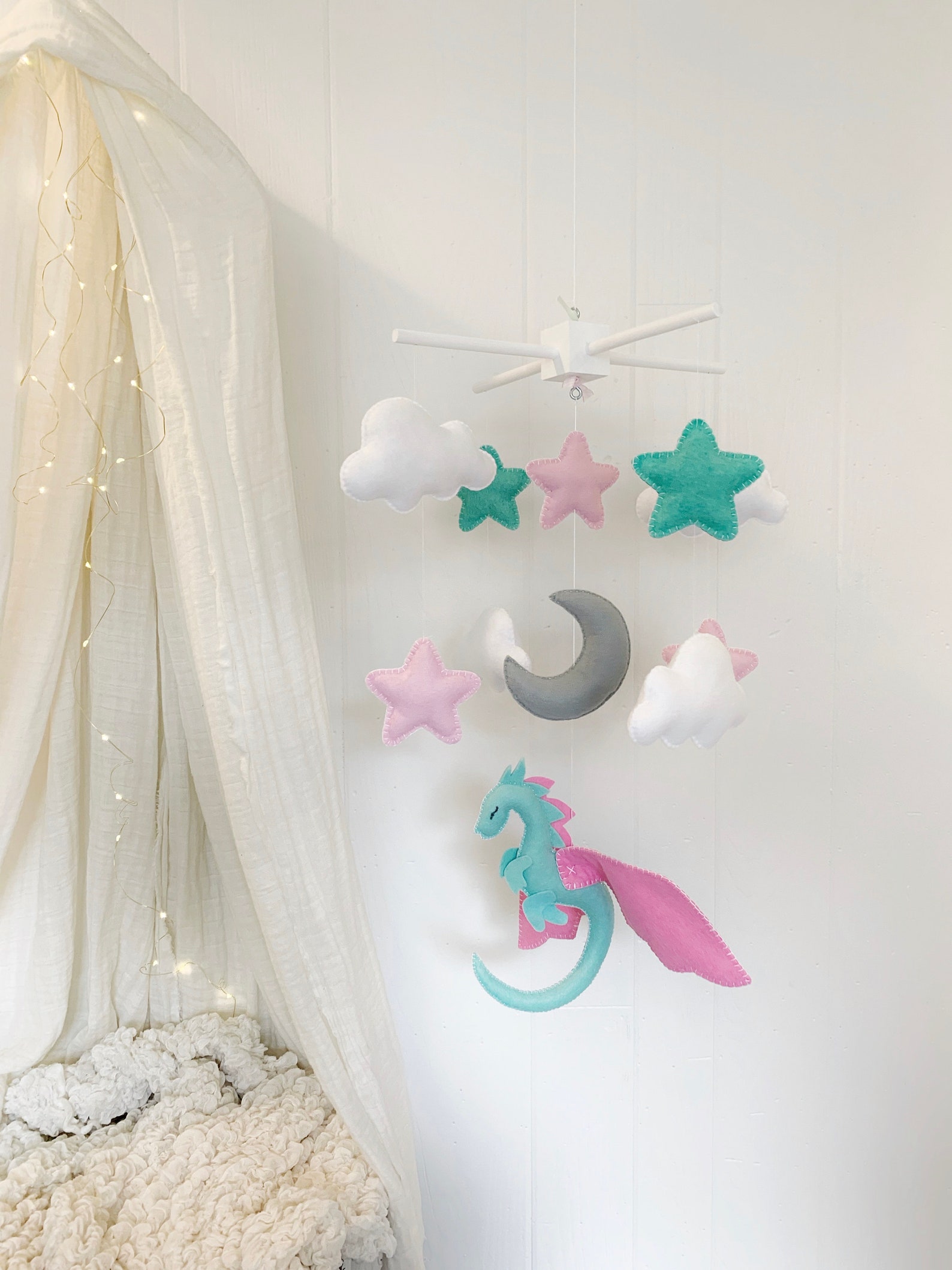 Dragon Mobile Baby Mobile Dragon Dragon Nursery Nursery Etsy
