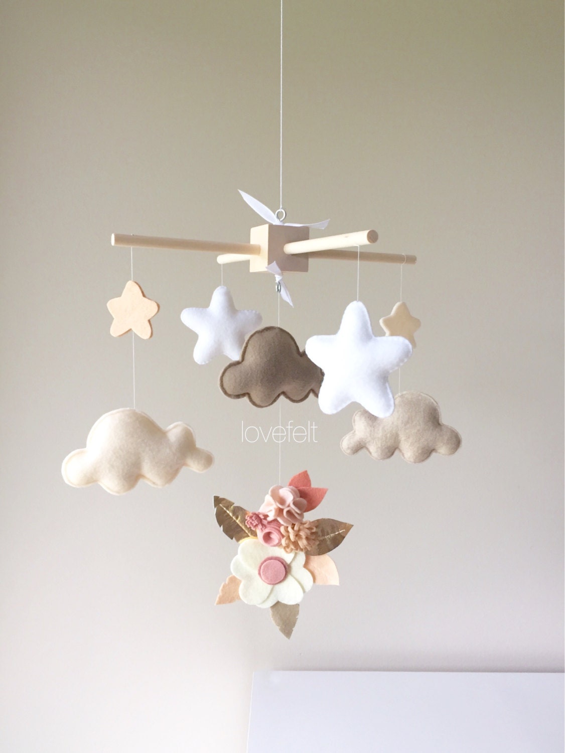 Baby Crib Mobile Baby mobile Neutral mobile Baby Mobile Etsy