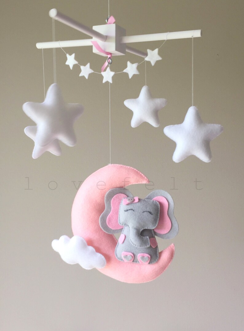 Lune de bébé mobile mobile lune étoiles chambre de bébé | Etsy
