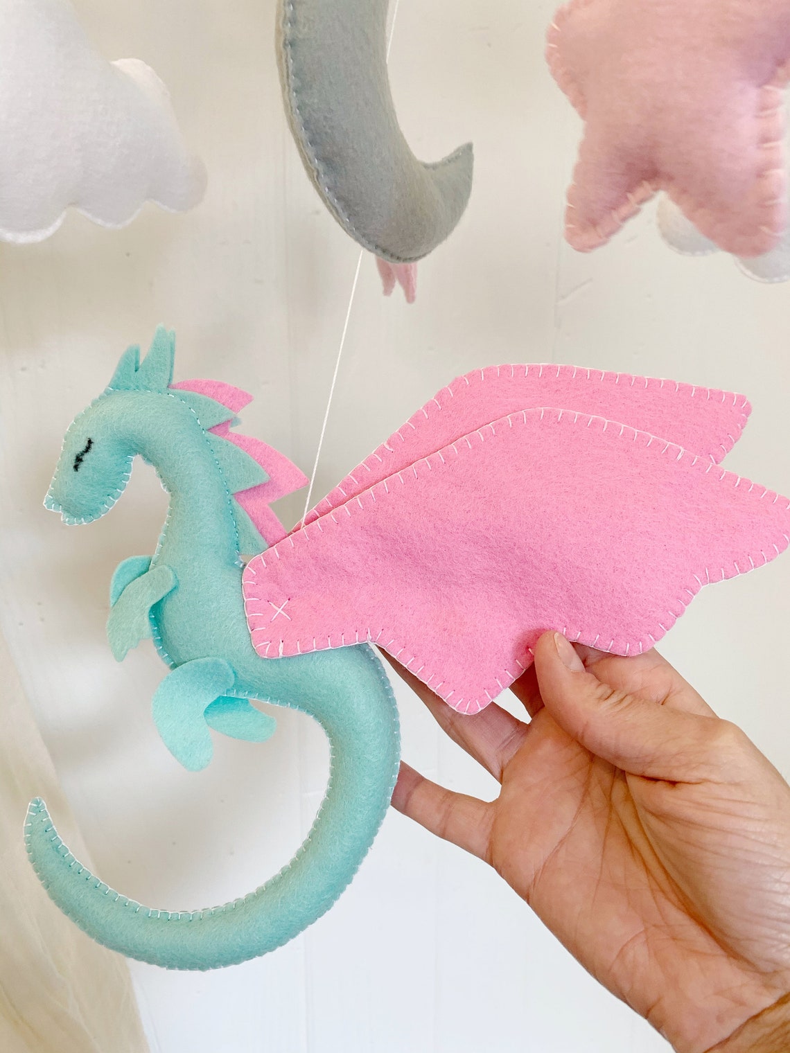 Dragon Mobile Baby Mobile Dragon Dragon Nursery Nursery Etsy