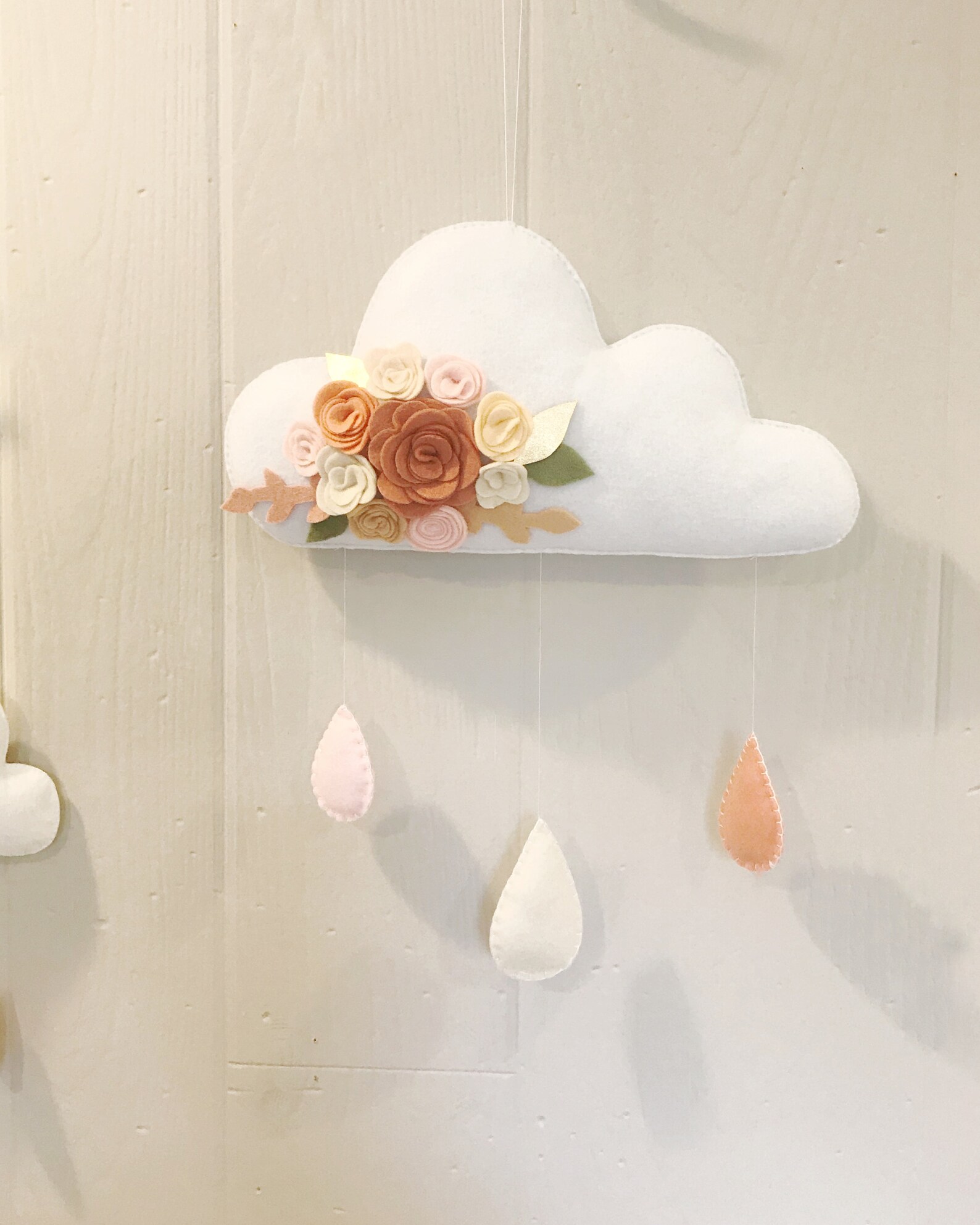 Nursery Set Baby Mobile Clouds Cloud Mobile Swan Mobile Etsy