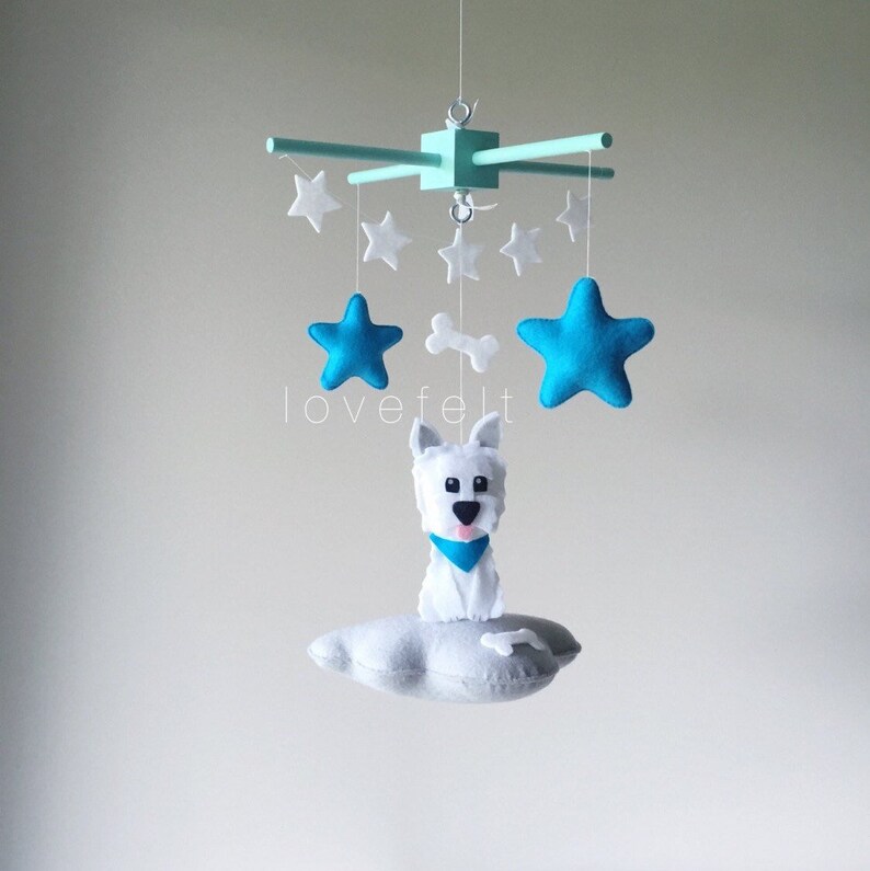 Baby mobile Dog mobile Baby Crib Mobile Baby Mobile dog Etsy