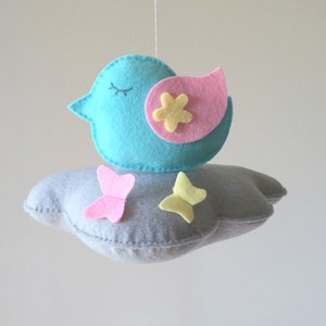 Baby mobile Baby mobile bird bird mobile baby mobile clouds image 4