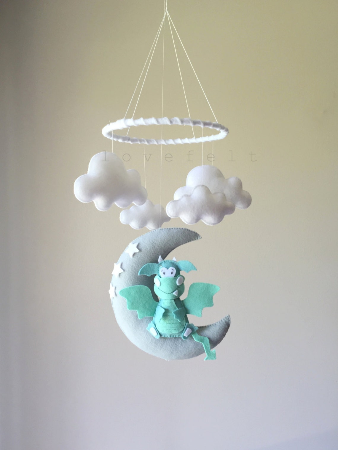Baby mobile dragon mobile baby mobile dragon moon Etsy 日本