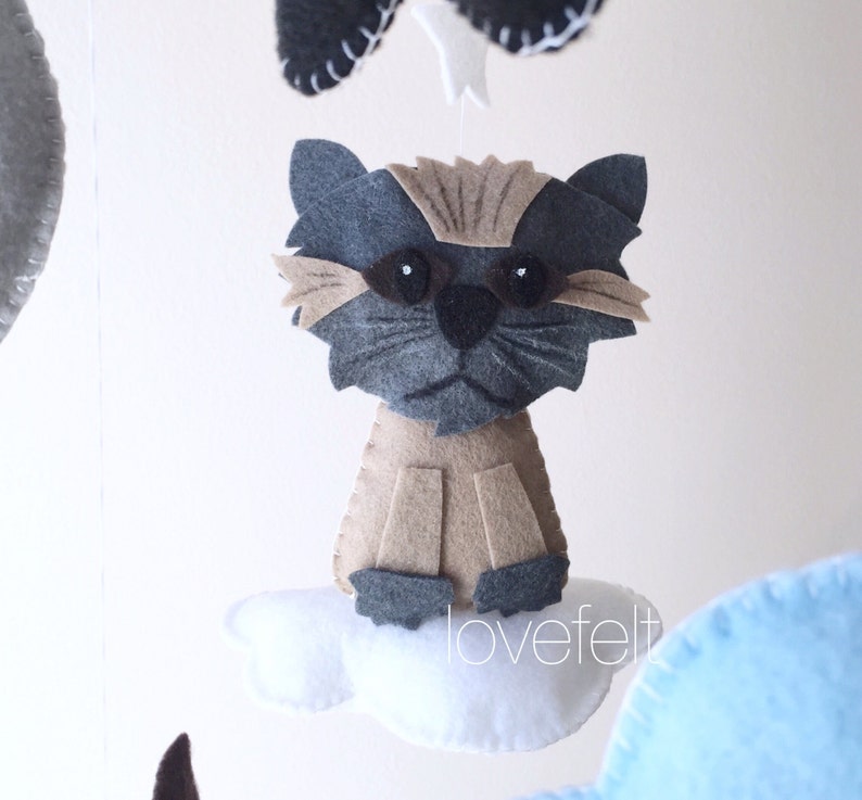 Baby Mobile Cat Mobile Baby Crib Mobile Baby Mobile Cat Etsy
