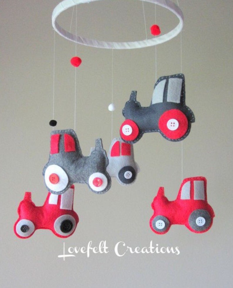 Baby Mobile Tractor Mobile Farm Baby Mobile Etsy