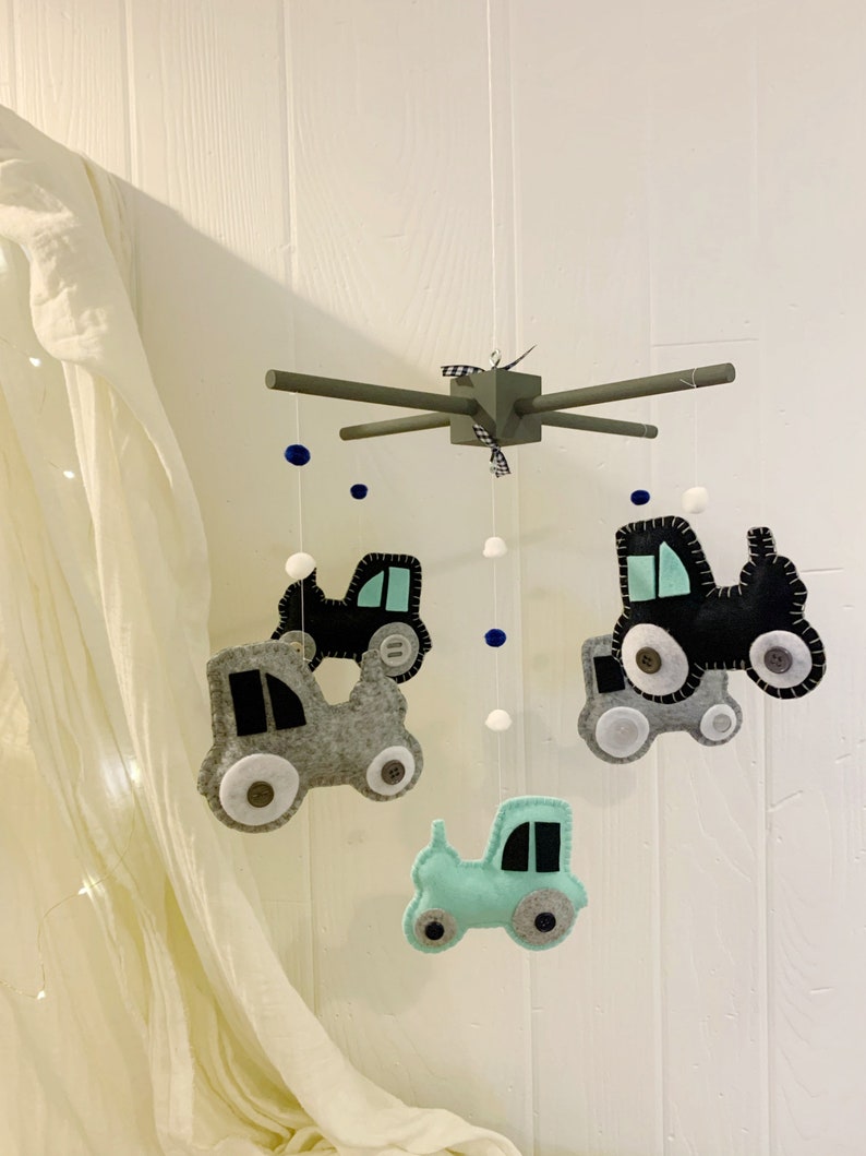 Baby Mobile Baby Crib Mobile tractor Mobile farm mobile baby mobile farm baby mobile tractor image 5