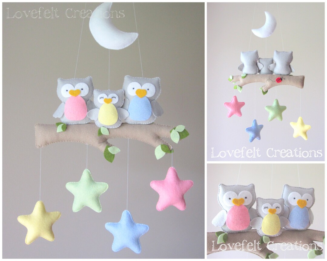 Baby Mobile Owl Mobile Hanging Mobile Baby Decor Owl Owl Decor Baby