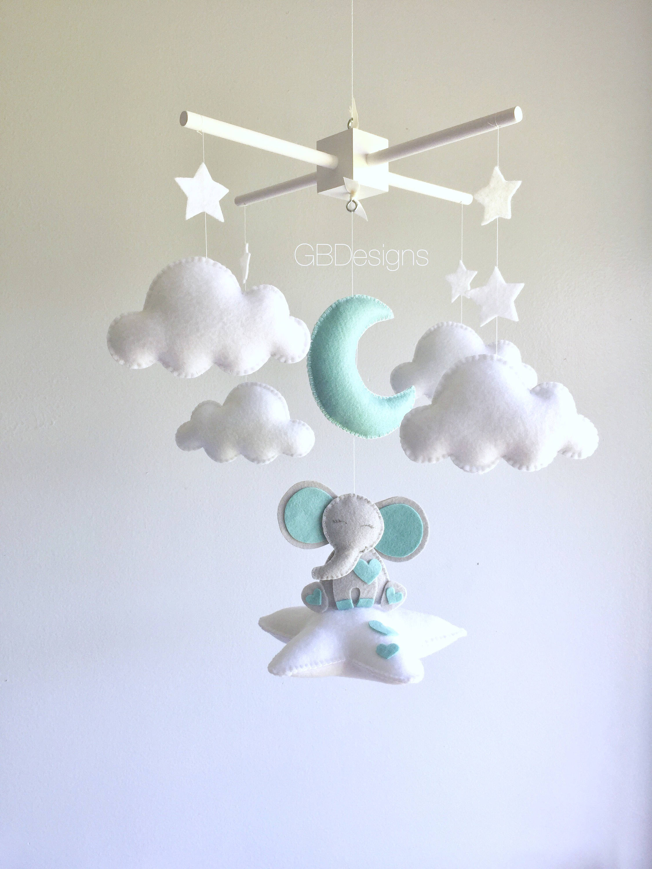 Bebe Elephant Mobile Bebe Elephant Mobile Mobile Mobiles Etsy