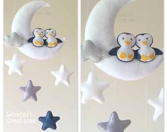 Baby mobile - Moon mobile - Baby crib mobile - stars mobile