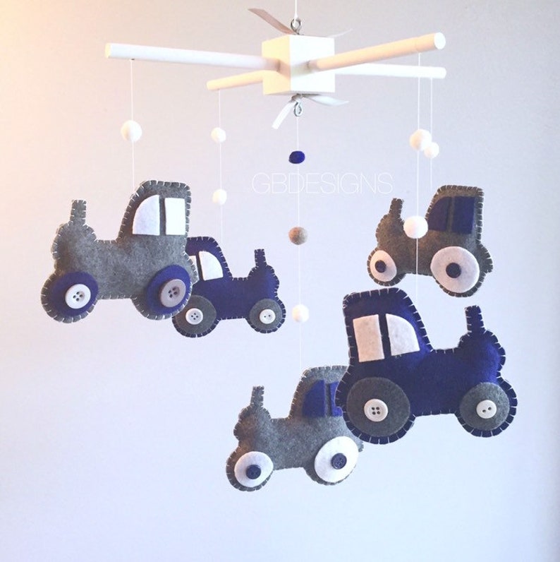 Baby Mobile Baby Crib Mobile tractor Mobile farm mobile Etsy