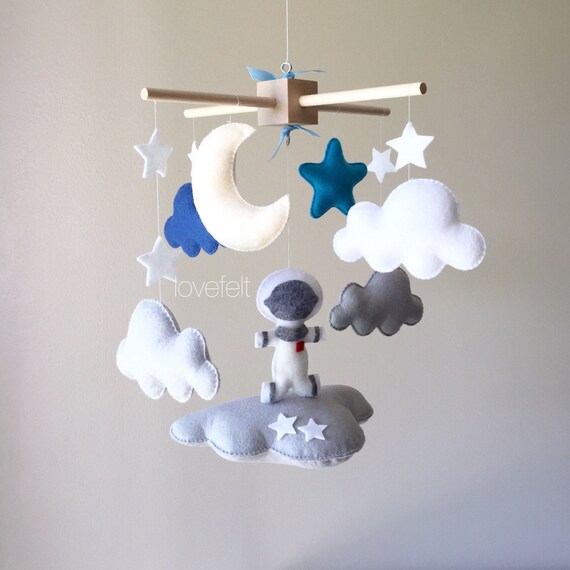 Baby Mobile Baby Mobile Space Spaceship Mobile Baby Etsy