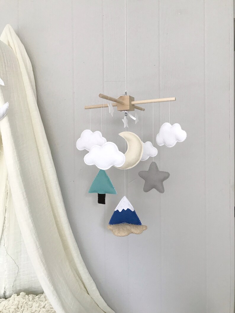 Mountain Baby Mobile Baby Mobile Mountain Mobile Etsy
