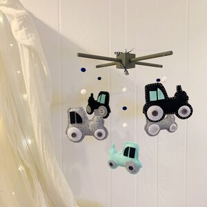 Baby Mobile Baby Crib Mobile tractor Mobile farm mobile baby mobile farm baby mobile tractor image 1