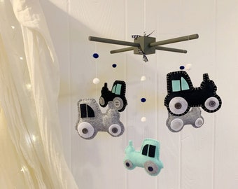 Baby Mobile - Baby Crib Mobile - tractor Mobile - farm mobile - baby mobile farm - baby mobile tractor