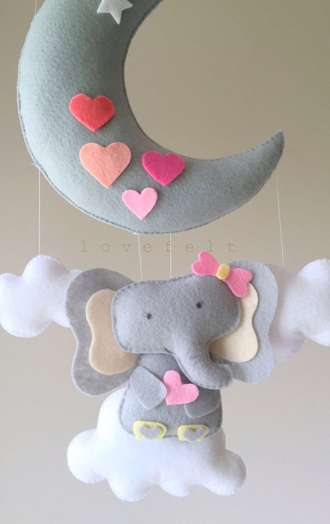 Baby mobile elephant mobile baby mobile elephant baby Etsy
