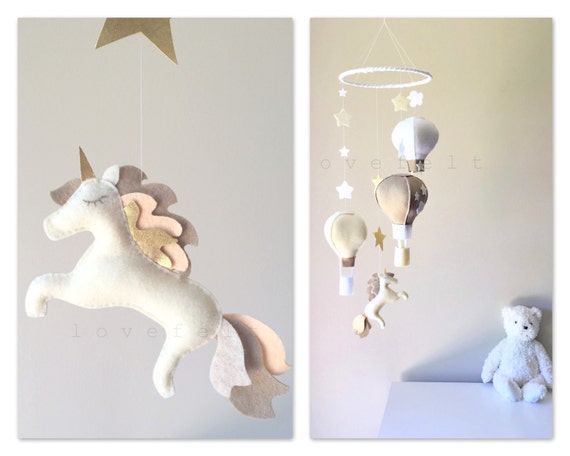 baby mobile unicorn