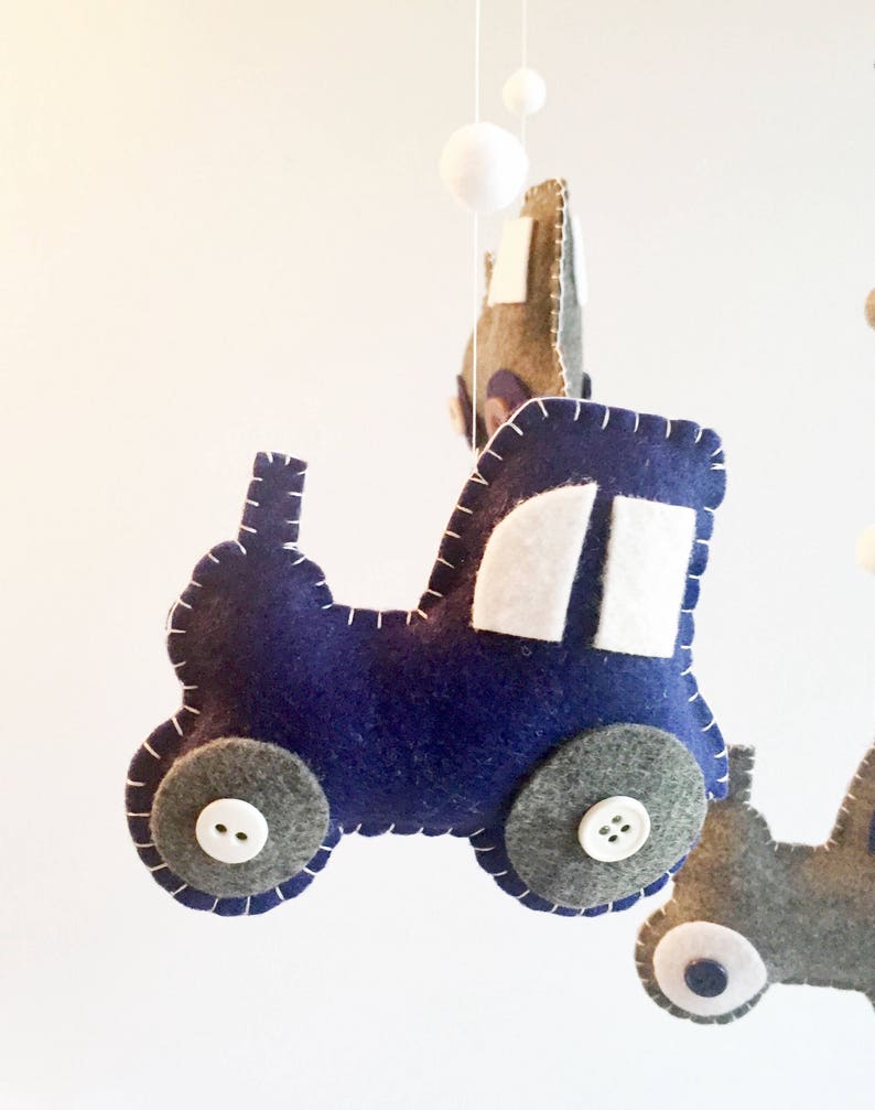 Baby Mobile Baby Crib Mobile Tractor Mobile Farm Mobile Etsy