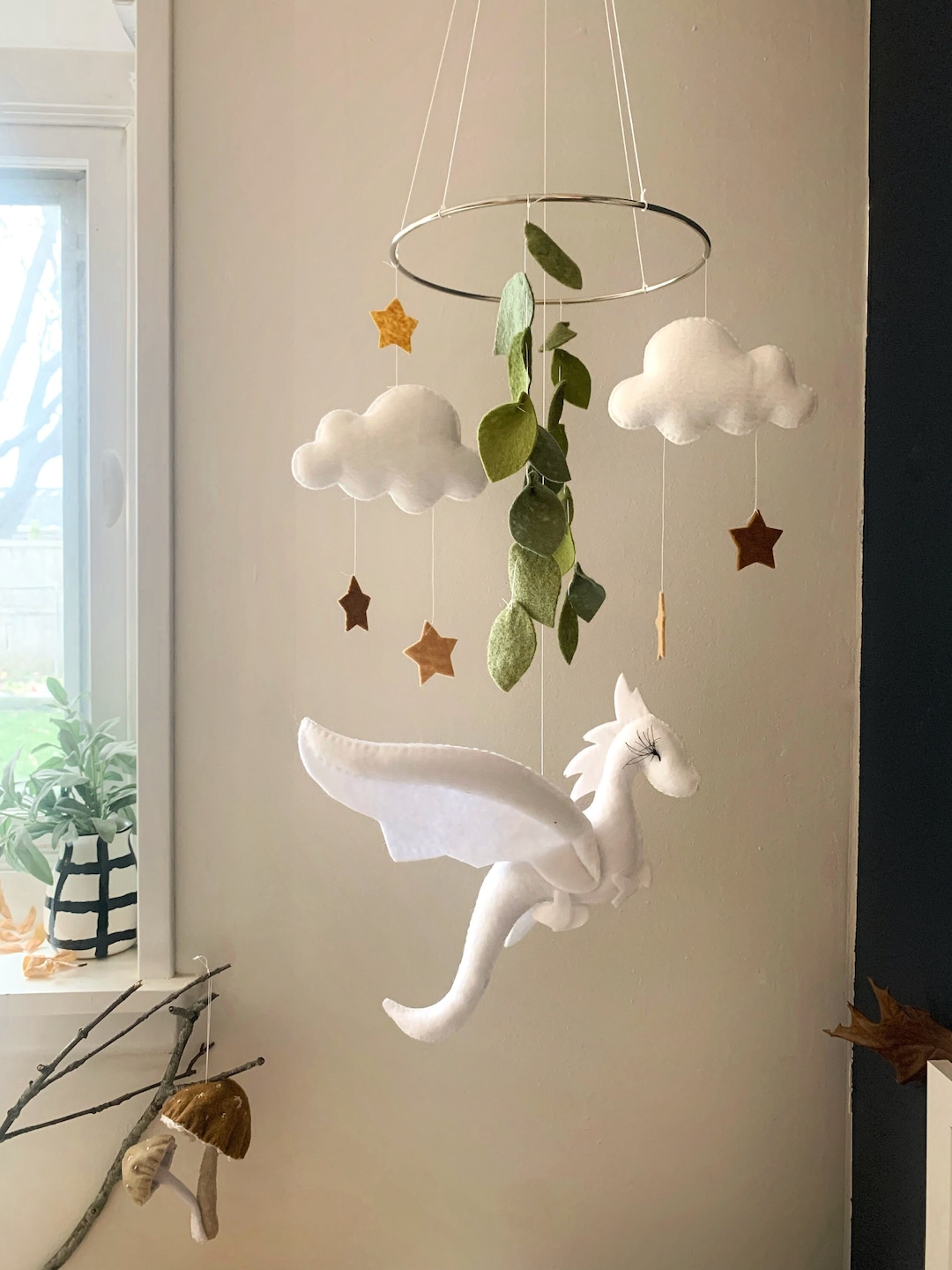 Baby Mobile Dragon Mobile Baby Mobile Dragon Dragon Nursery Fairytale