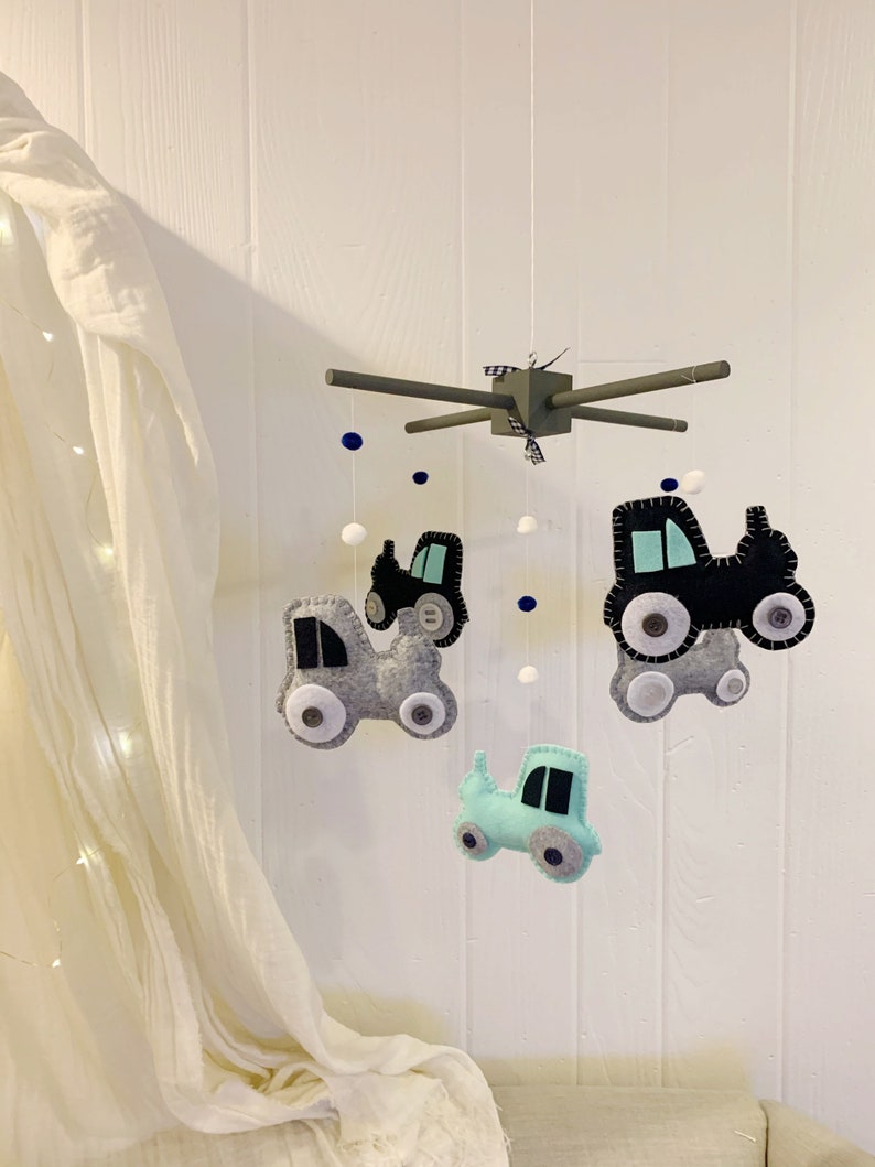 Baby Mobile Baby Crib Mobile tractor Mobile farm mobile baby mobile farm baby mobile tractor image 4