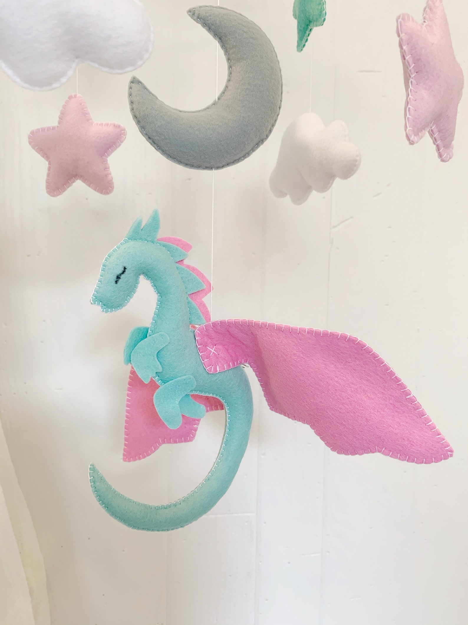 Dragon Mobile Baby Mobile Dragon Dragon Nursery Nursery Etsy