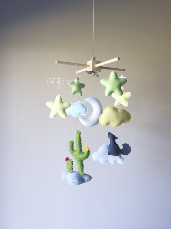 Baby mobile coyote - desert nursery