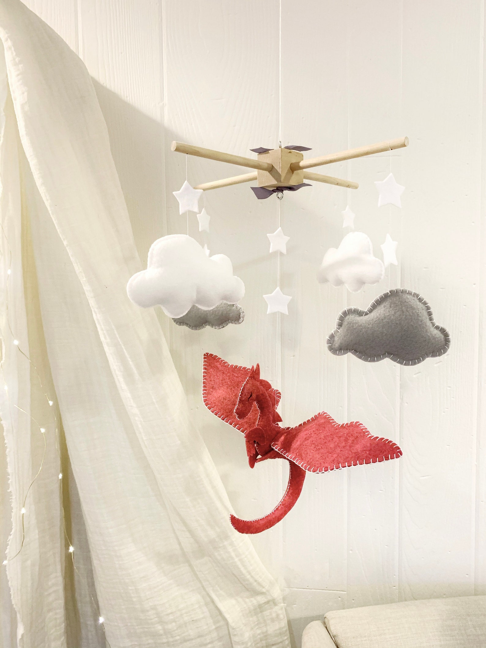 Baby mobile Dragon mobile crib mobile baby mobile dragon Etsy