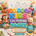 100,000+ Coloring Pages Bundle, PLR MRR Rights | 500+ Coloring Books Pdf Png Svg | Kids & Adults Gift