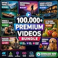 100,000+ Viral Reels Bundle PLR MRR | AI Animated Videos | Faceless Content | TikTok Instagram YouTube Shorts Pack product logo