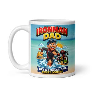 Ironman Dad Mug Ironman Gift For Birthdays Fathers Day