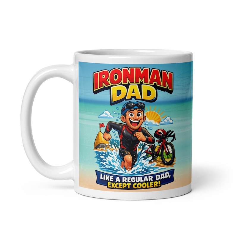 Ironman Dad Mug Ironman Gift For Birthdays Fathers Day
